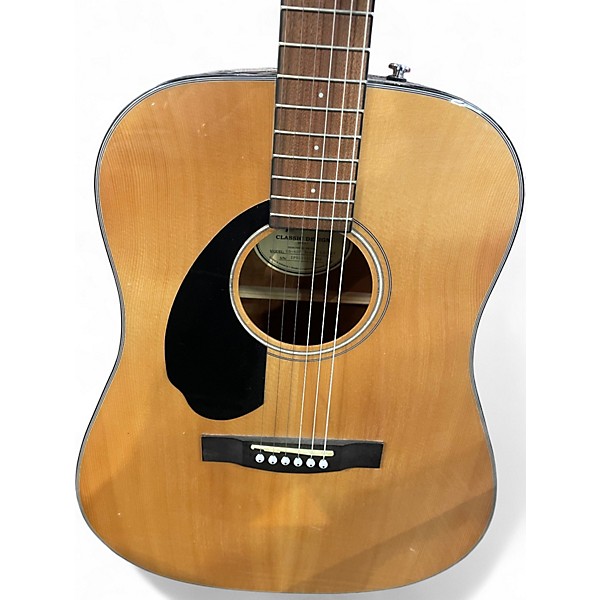 Used Fender CD60S LH Natural Acoustic Guitar