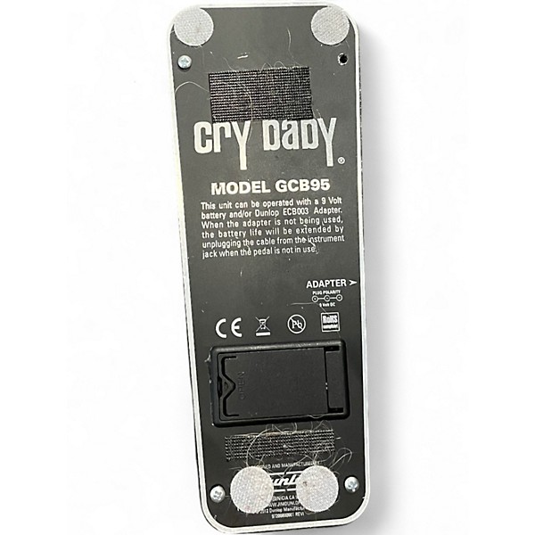 Used Dunlop GCB95 Original Crybaby Wah Effect Pedal