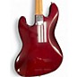Used Fender jazz bass Maroon Electric Bass Guitar