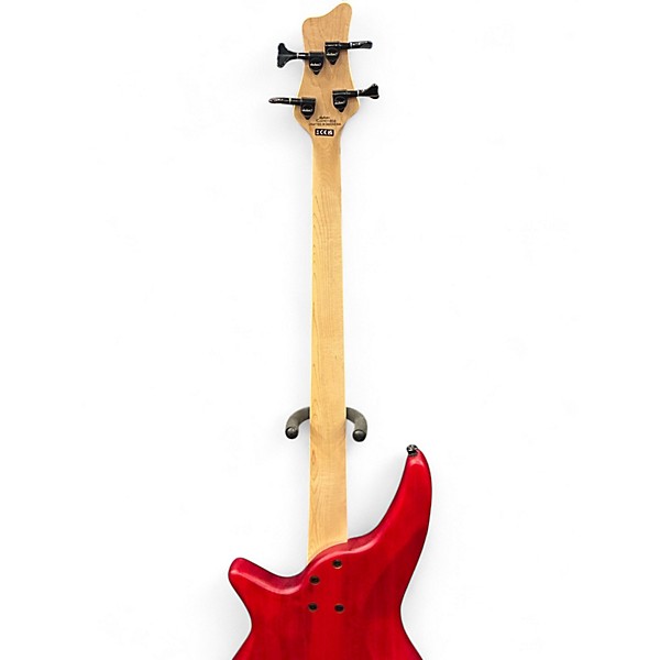 Used Jackson J Series Spectra Bass Satin Red Electric Bass Guitar