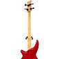 Used Jackson J Series Spectra Bass Satin Red Electric Bass Guitar