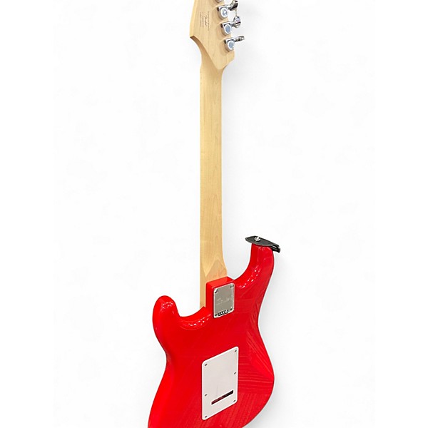 Used Squier Standard Stratocaster Cherry Solid Body Electric Guitar