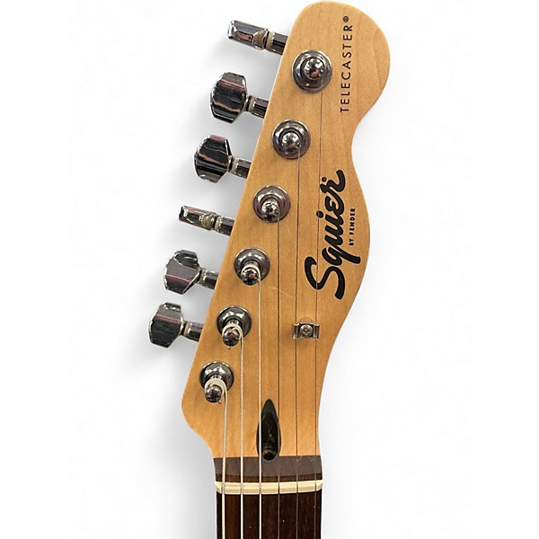 Used Squier Affinity Telecaster Surf Green Solid Body Electric Guitar