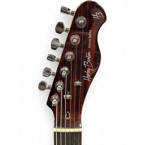 Used Harley Benton TE-70 Deluxe Series Rosewood Solid Body Electric Guitar