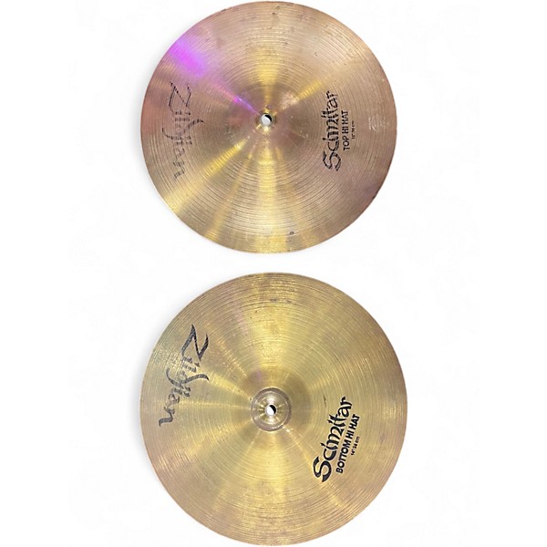 Used Zildjian 14in Scimitar Hi Hat Pair Cymbal