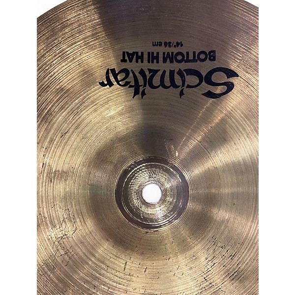 Used Zildjian 14in Scimitar Hi Hat Pair Cymbal