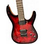 Used Schecter Guitar Research CR6 Crimson Burst Solid Body Electric Guitar