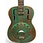 Used Recording King RM 997 VG DISTRESSED VINTAGE GREEN Resonator Guitar