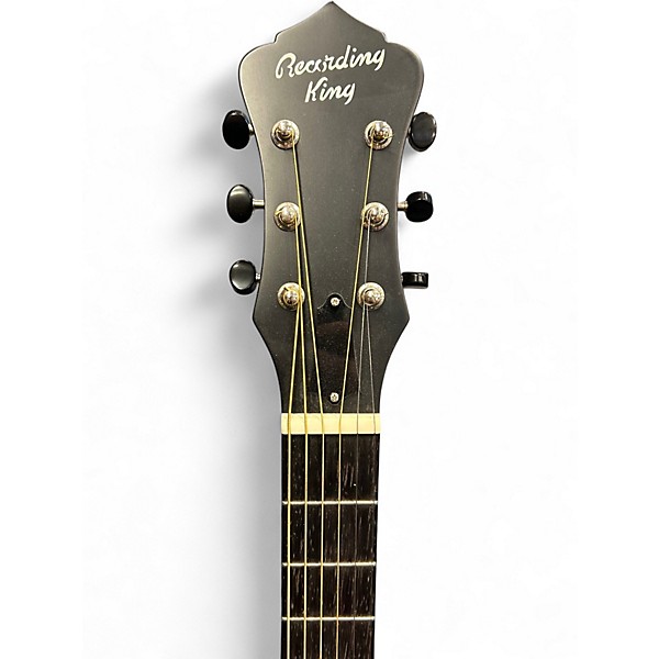 Used Recording King RM 997 VG DISTRESSED VINTAGE GREEN Resonator Guitar