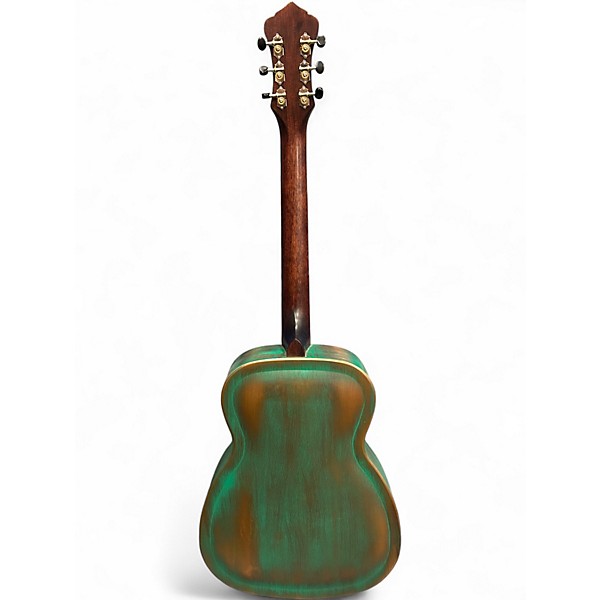 Used Recording King RM 997 VG DISTRESSED VINTAGE GREEN Resonator Guitar