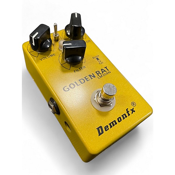 Used Demonfx GOLDEN RAT Effect Pedal