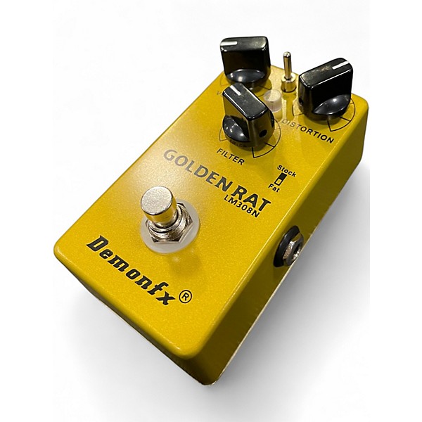 Used Demonfx GOLDEN RAT Effect Pedal