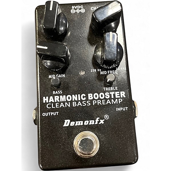 Used Demonfx HARMONIC BOOSTER CLEAN BASS PREAMP Bass Effect Pedal
