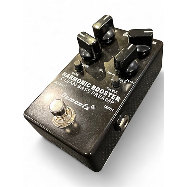 Used Demonfx HARMONIC BOOSTER CLEAN BASS PREAMP Bass Effect Pedal