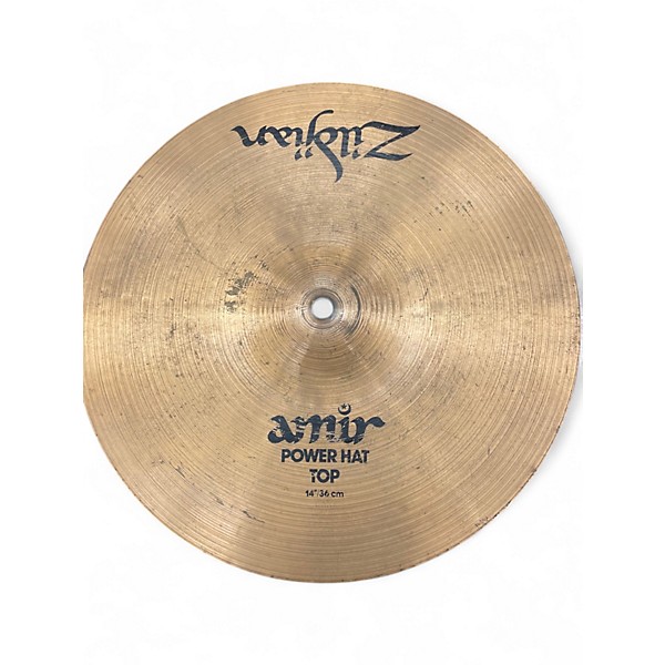 Used Zildjian 14in AMIR POWER HI HAT PAIR Cymbal