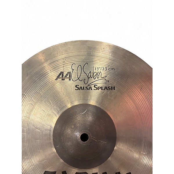 Used SABIAN 13in AA El Sabor Salsa Splash Cymbal