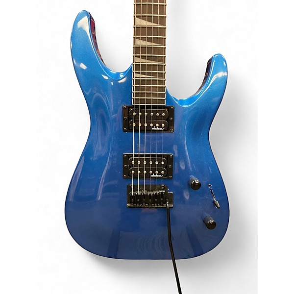 Used Jackson JS22 Dinky Metallic Blue Solid Body Electric Guitar