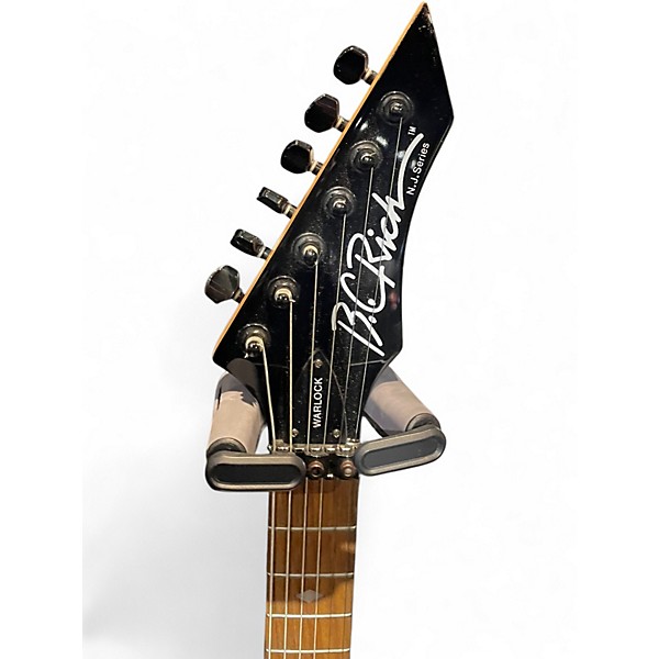 Used B.C. Rich NJ Series Warlock Alpine White Solid Body Electric Guitar