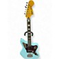 Used Squier Classic Vibe '70s Jaguar Daphne Blue Solid Body Electric Guitar thumbnail