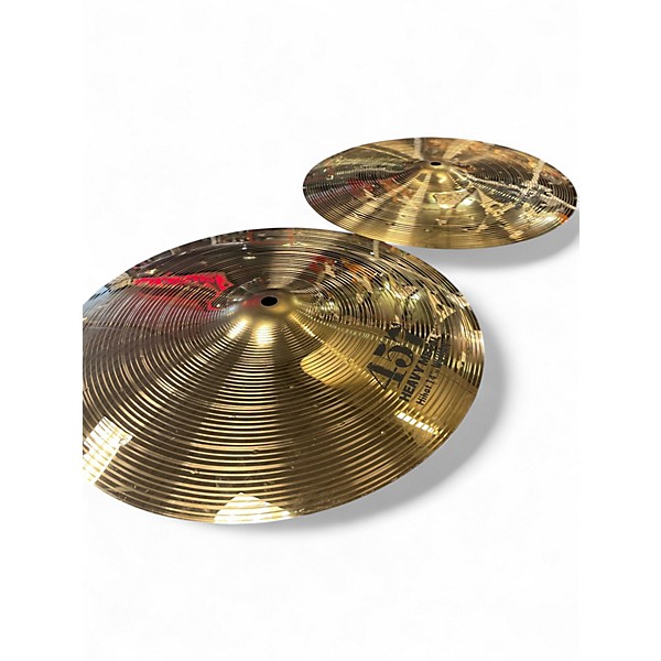 Used Wuhan 14in 457 HEAVY METAL HIHAT PAIR Cymbal