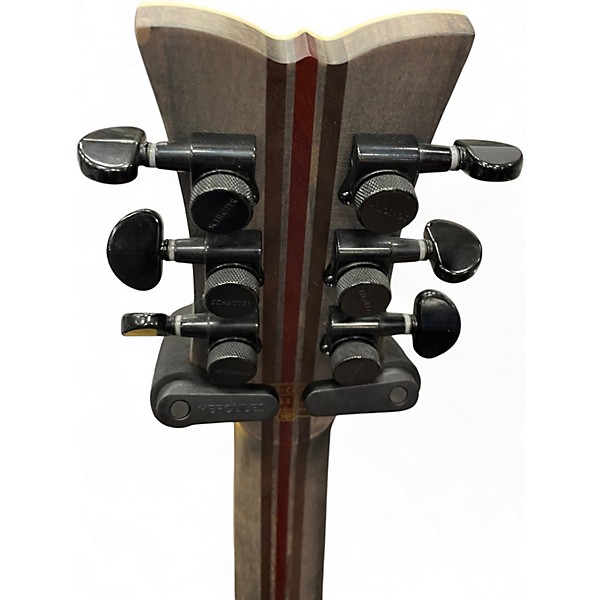 Used Schecter Guitar Research Solo-2 SLS Elite Evil Twin Satin Black Solid Body Electric Guitar