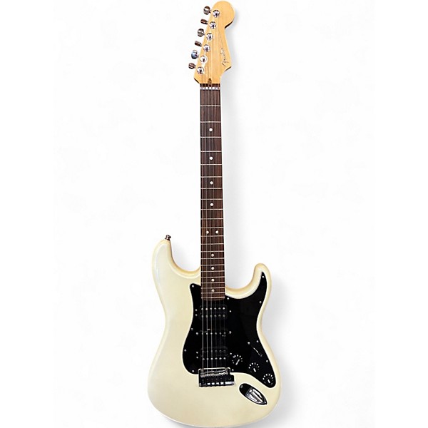 Used 2013 Fender American Deluxe Stratocaster HSH Olympic White Solid Body Electric Guitar
