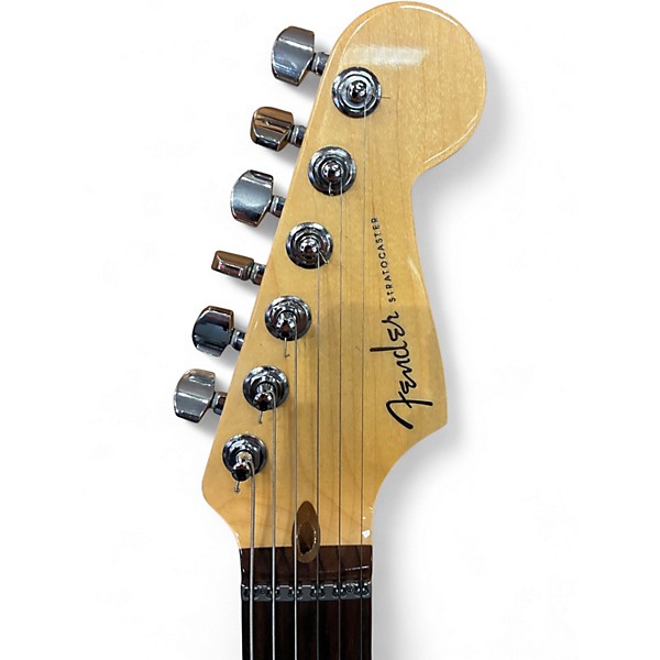 Used 2013 Fender American Deluxe Stratocaster HSH Olympic White Solid Body Electric Guitar