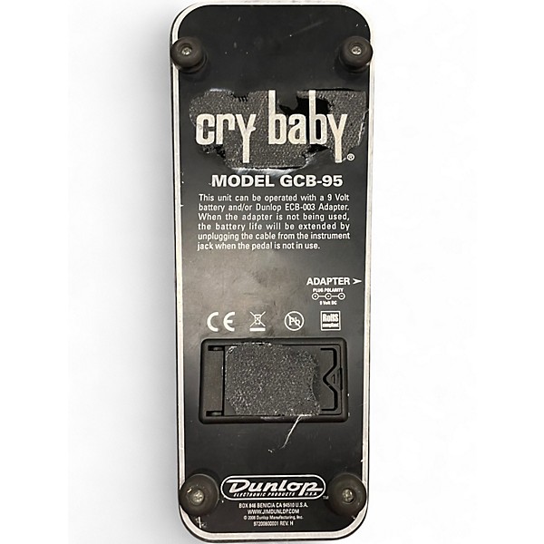 Used Dunlop CRYBABY GCB-95 Effect Pedal