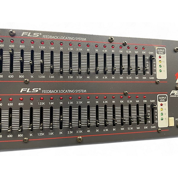 Used Peavey Q231FX DUAL 31-BAND GRAPHIC EQUALIZER Equalizer
