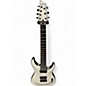 Used Schecter Guitar Research KM7 Trans White Solid Body Electric Guitar thumbnail