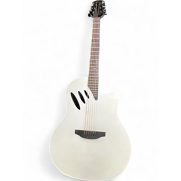 Used Ovation Celebrity CC54 iDea Silver Acoustic Electric Guitar