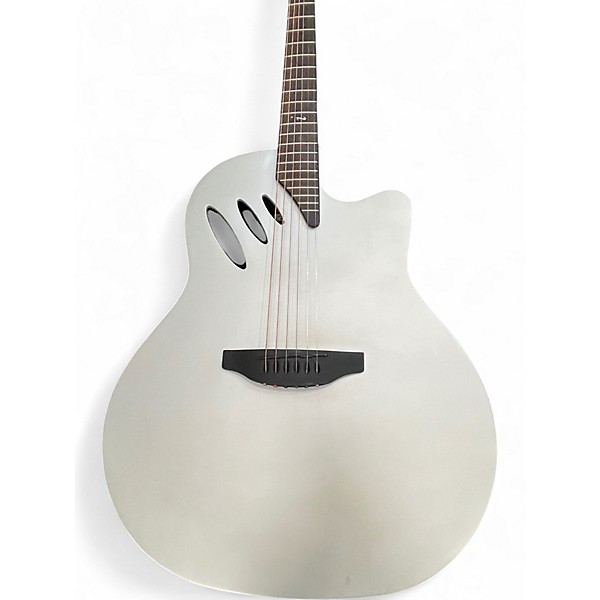 Used Ovation Celebrity CC54 iDea Silver Acoustic Electric Guitar