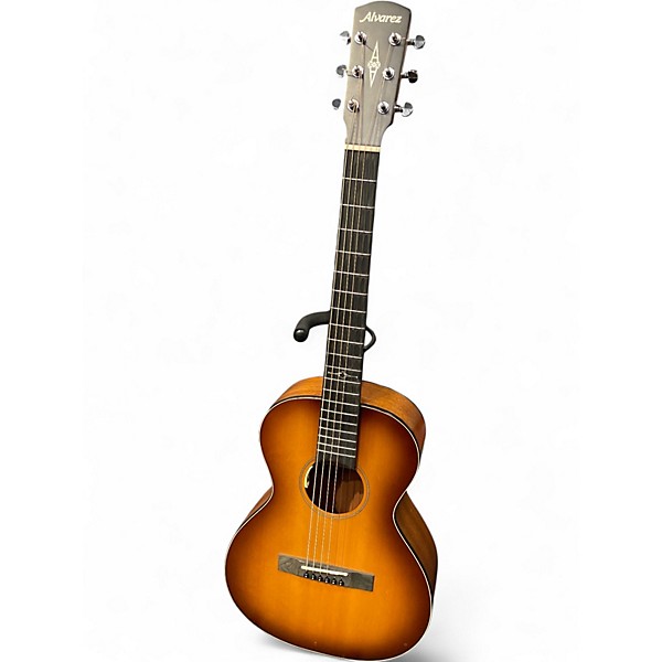 Used Alvarez DeltaDeLiteE Sunburst Acoustic Electric Guitar