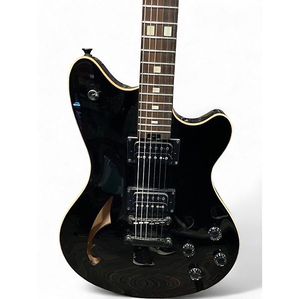 Used EVH SA-126 Piano Black Hollow Body Electric Guitar