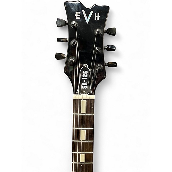 Used EVH SA-126 Piano Black Hollow Body Electric Guitar