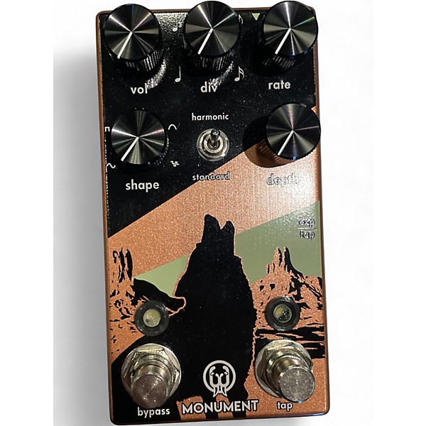 Used Walrus Audio Monument HARMONIC TAP Tremolo V2 Effect Pedal