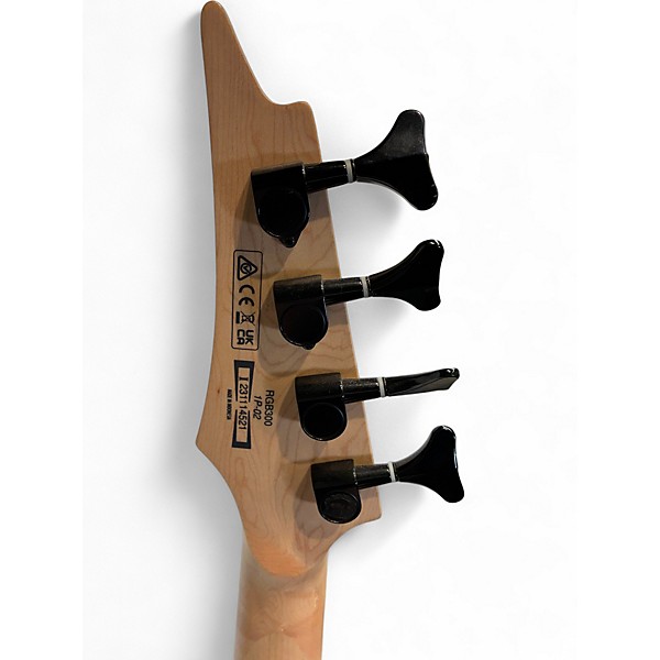 Used Ibanez RGB300 Black Electric Bass Guitar