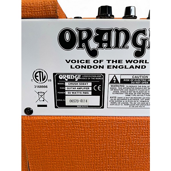 Used Orange Amplifiers CR50BXT 1x12 50W Bass Combo Amp