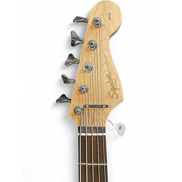 Used Squier Affinity Jazz Bass V 5 String Black Electric Bass Guitar