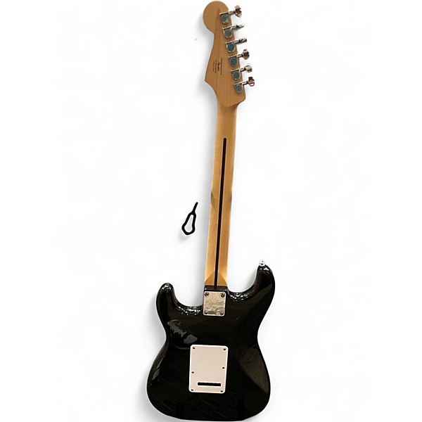 Used Squier SONIC STRATOCASTER Black Solid Body Electric Guitar
