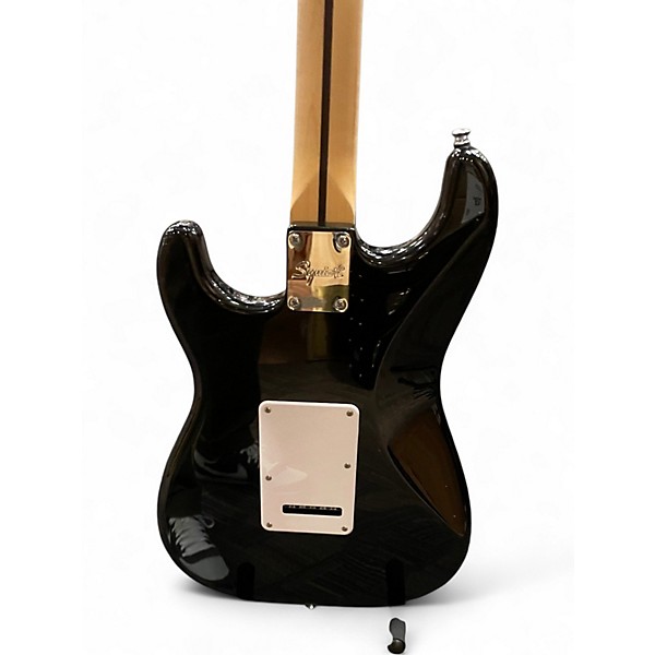Used Squier SONIC STRATOCASTER Black Solid Body Electric Guitar