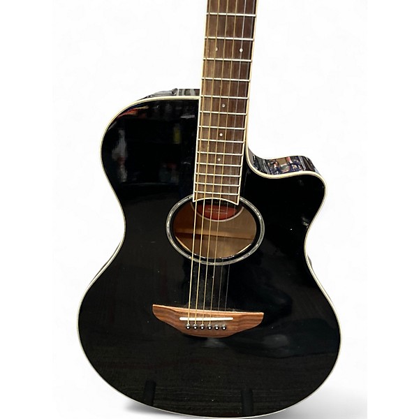 Used Yamaha APX600 Black Acoustic Electric Guitar