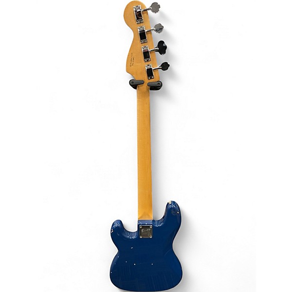 Used Squier Precision Bass Blue Electric Bass Guitar