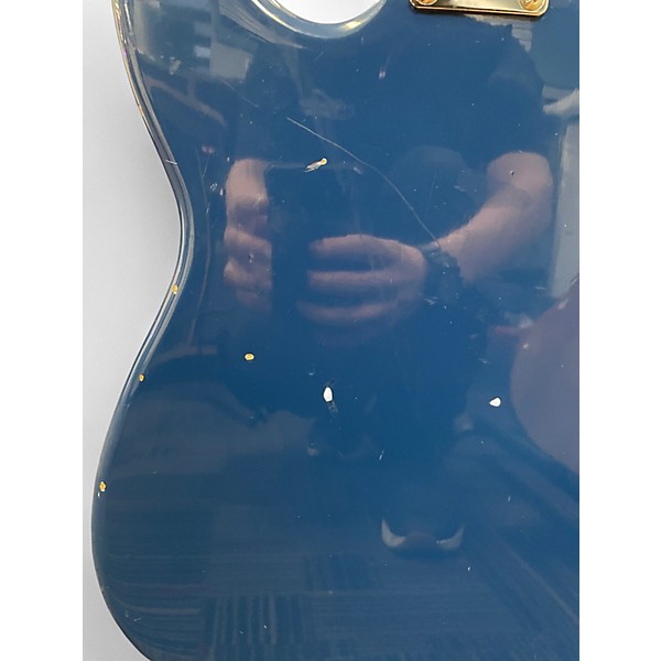 Used Squier Precision Bass Blue Electric Bass Guitar