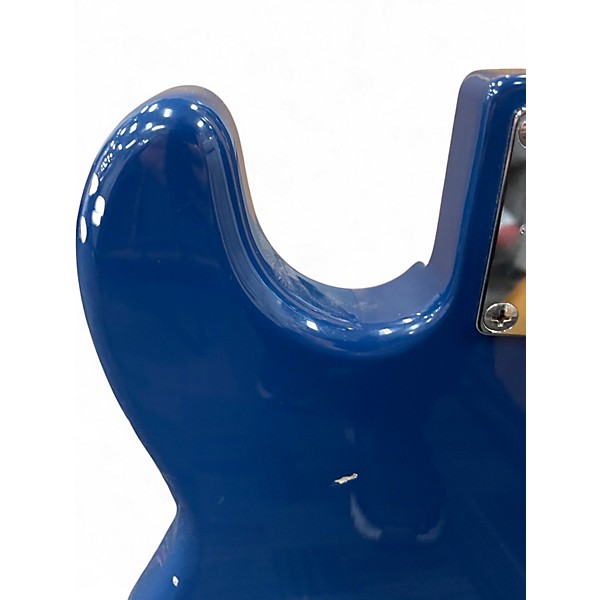 Used Squier Precision Bass Blue Electric Bass Guitar