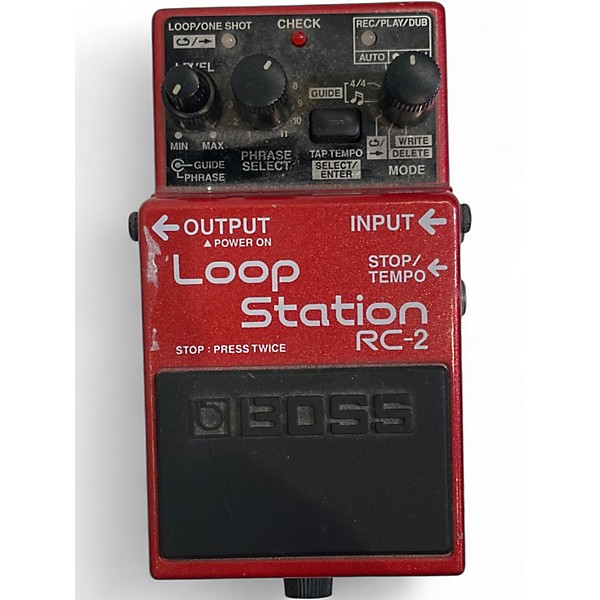 Used BOSS RC2 Loop Station Pedal