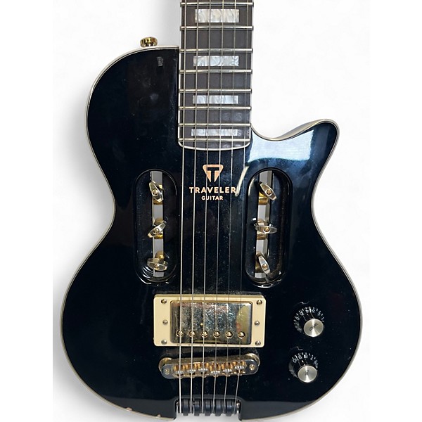 Used Traveler Guitar EG1 Custom Black Electric Guitar