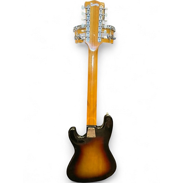 Vintage 1960s EKO COBRA 12-STRING 2 Color Sunburst Solid Body Electric Guitar