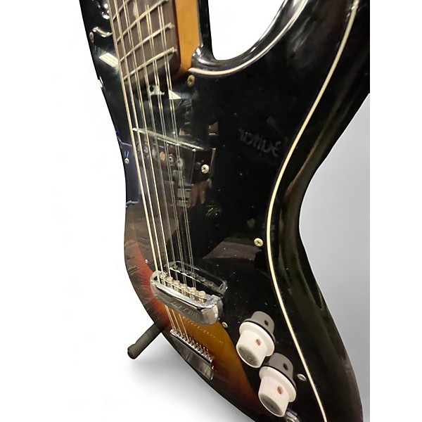 Vintage 1960s EKO COBRA 12-STRING 2 Color Sunburst Solid Body Electric Guitar