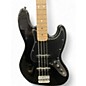 Used Squier Affinity Jazz Bass Black Electric Bass Guitar